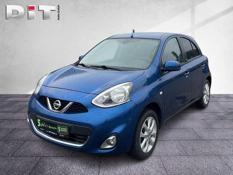 Ocean blue Gebraucht 2016 Nissan Micra Acenta Kleinwagen | 7.240 € (Fairer Preis) - Bild 1/4