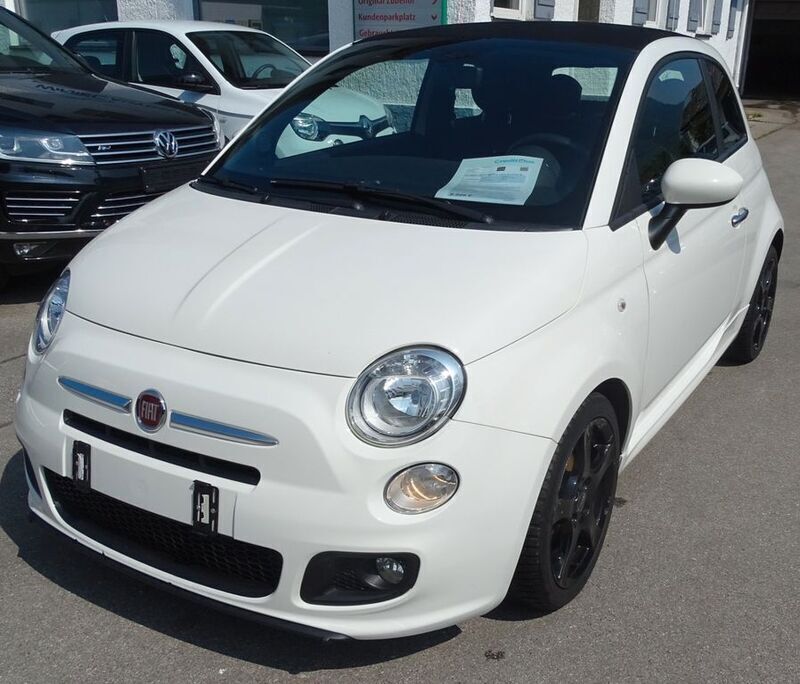 Weiß Gebraucht 2015 Fiat 500S S Cabrio | 8.999 € (Etwas zu teuer) - Bild 1/4