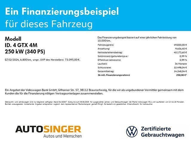 Gebraucht VW ID.4 GTX 250 kW (340 PS) 2024 Kings red metallic SUV