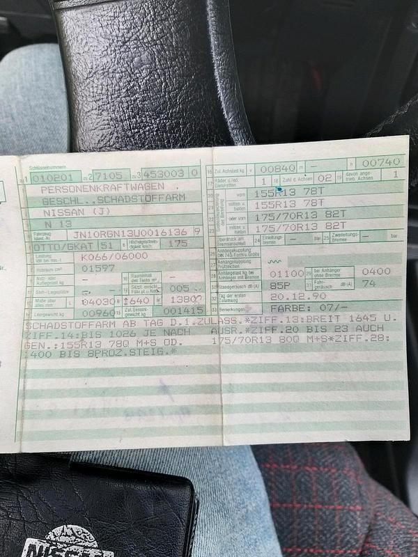 Gebraucht Nissan Sunny 90 PS (66 kW) 1990 Silber Kleinwagen