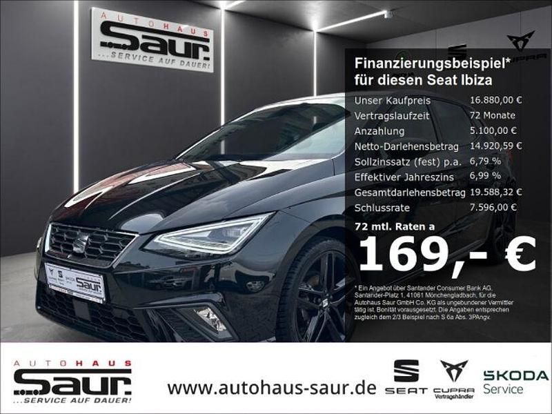 Gebraucht Seat Ibiza Black Edition 95 PS (69 kW) 2023 Schwarz Kleinwagen
