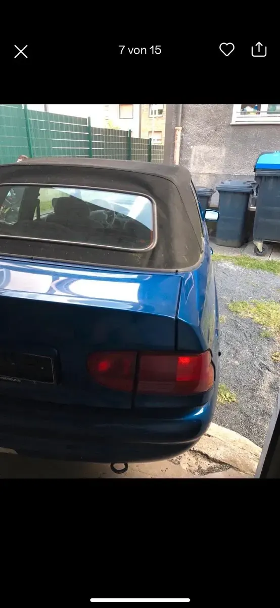Gebraucht Ford Escort Cabriolet 70 PS (51 kW) 1997 Blau Cabrio
