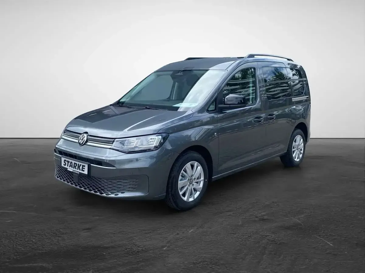 Neu VW Caddy Family 102 PS (75 kW) 2026 Grau (indiumgrau metallic) Van / Kleinbus