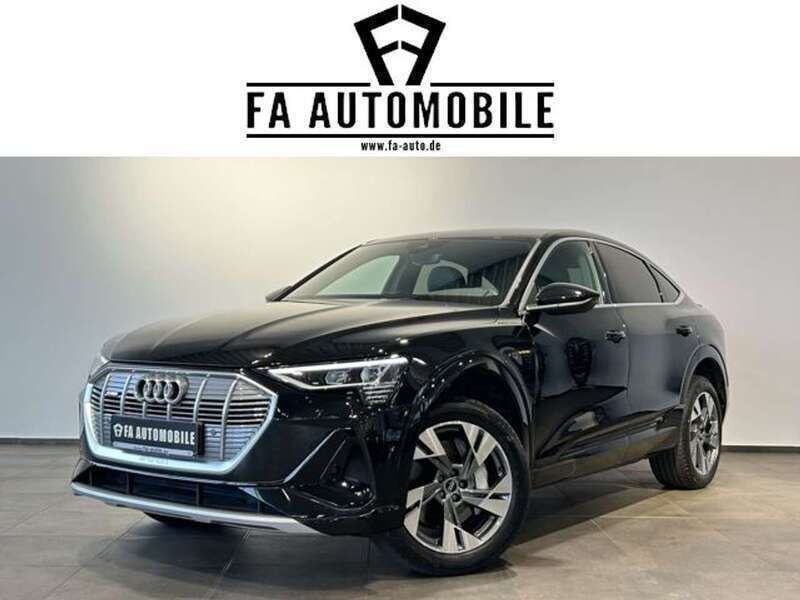 Schwarz Gebraucht 2021 Audi e-tron Sportback S-Line SUV | 30.740 € (Guter Preis) - Bild 1/4