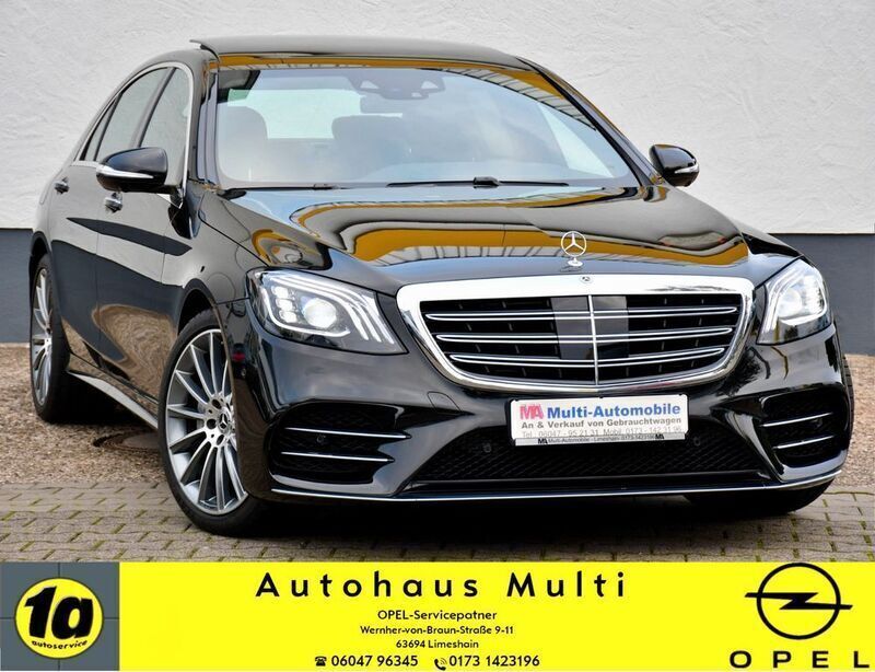 Obsidianschwarz metalliclack Gebraucht 2019 Mercedes S350 AMG Limousine | 68.900 € (Teuer) - Bild 1/4