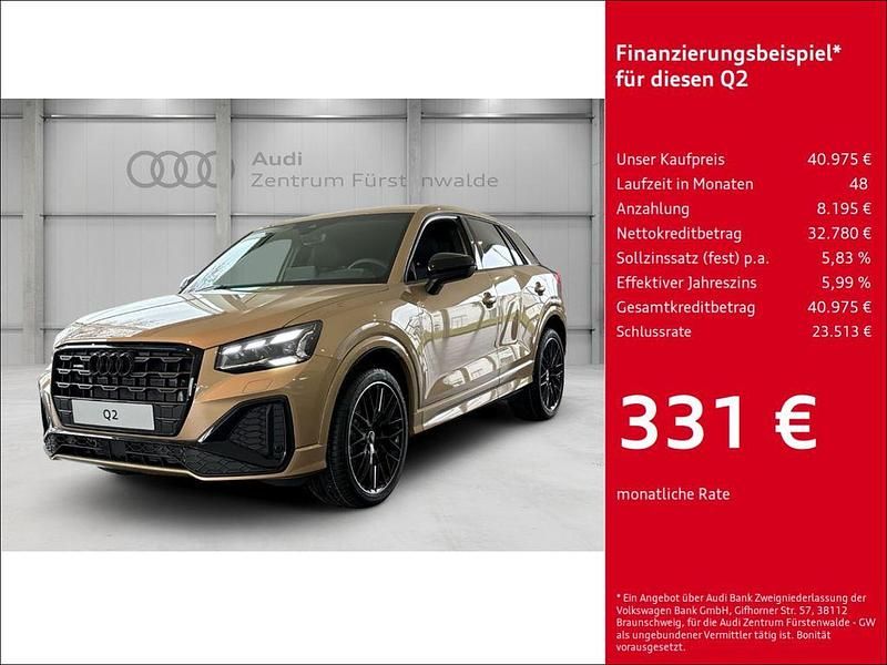 Beige Gebraucht 2024 Audi Q2 S-Line SUV | 40.975 € (Teuer) - Bild 1/4