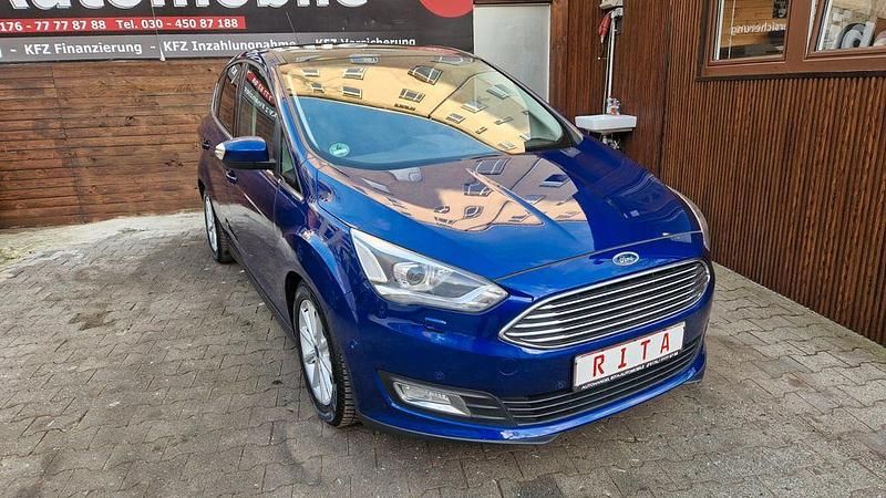 Gebraucht Ford C-MAX Titanium 125 PS (91 kW) 2016 Blau Van / Kleinbus