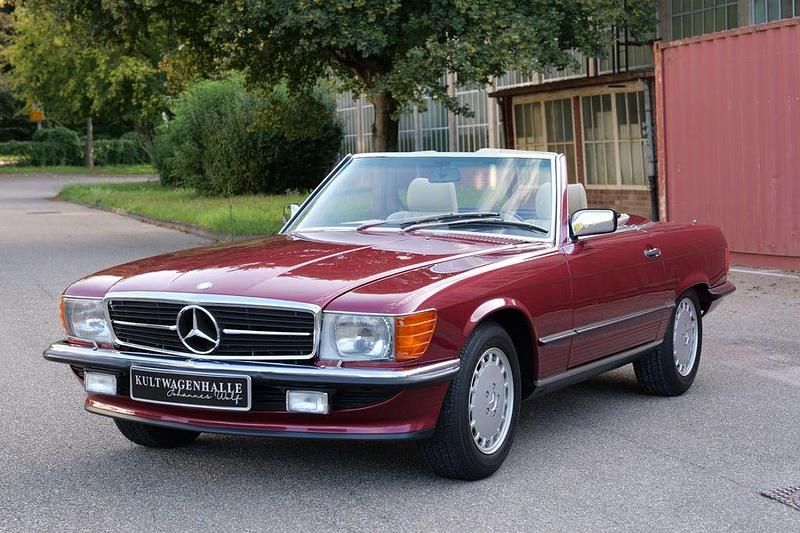 Rot Gebraucht 1989 Mercedes SL300 Cabrio | 119.000 € - Bild 1/4