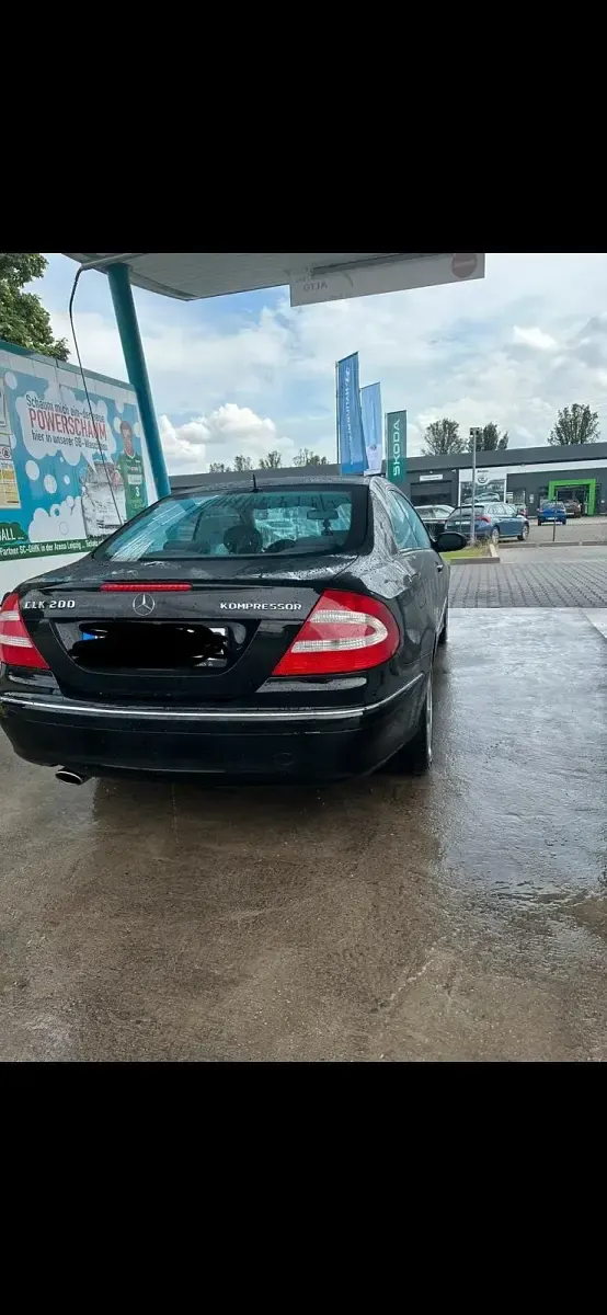 Gebraucht Mercedes CLK200 163 PS (119 kW) 2005 Schwarz Coupé