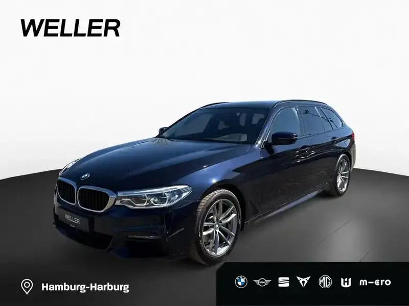 Carbonschwarz (schwarz) Gebraucht 2020 BMW 520 M Sport Kombi | 27.950 € (Fairer Preis) - Bild 1/4