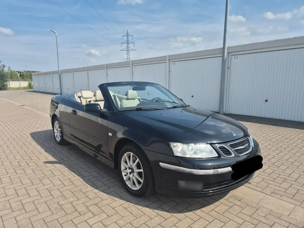 Occasion Saab 9-3 Cabriolet Vector 150 ch (110 kW) 2006 Noir Cabriolet