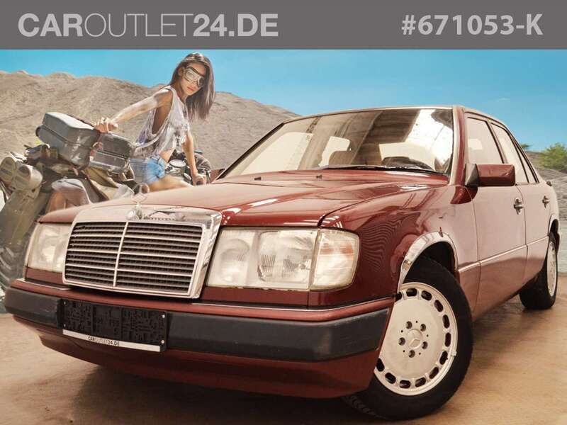 Bordeauxrot Gebraucht 1991 Mercedes 230 Limousine | 4.480 € - Bild 1/4