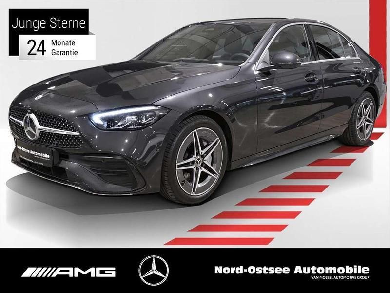 Metalliclack graphitgrau Gebraucht 2024 Mercedes C220 AMG Limousine | 40.890 € (Fairer Preis) - Bild 1/4