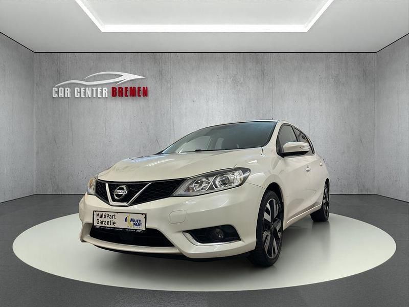 Weiß Gebraucht 2017 Nissan Pulsar N-Connecta Limousine | 8.298 € (Fairer Preis) - Bild 1/4