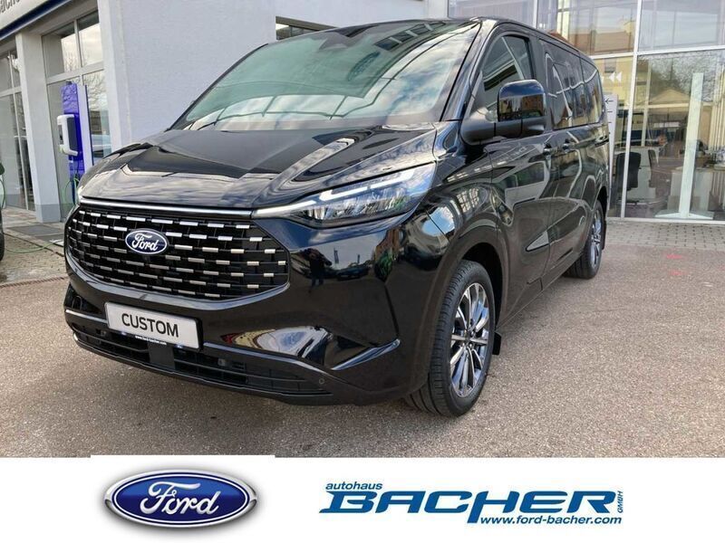 Schwarz Gebraucht 2025 Ford Tourneo Custom Titanium X Van / Kleinbus | 64.900 € - Bild 1/3