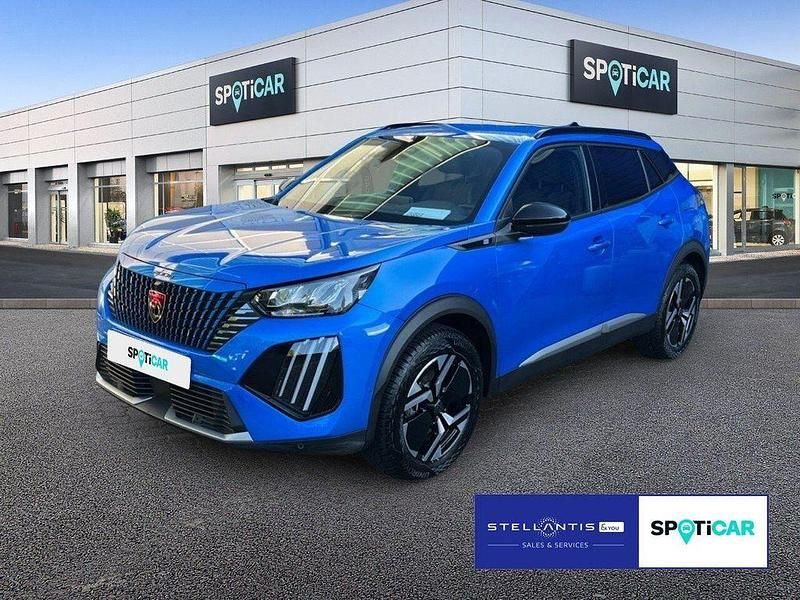Blau vertigoblau Gebraucht 2023 Peugeot e-2008 Allure SUV | 22.390 € (Guter Preis) - Bild 1/4