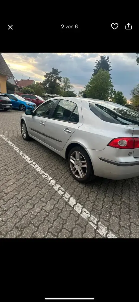 Gebraucht Renault Laguna II 99 PS (72 kW) 2006 Grau Limousine