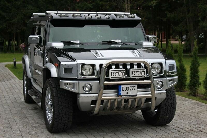 Schwarz Gebraucht 2003 Hummer H2 SUV | 36.000 € - Bild 1/4
