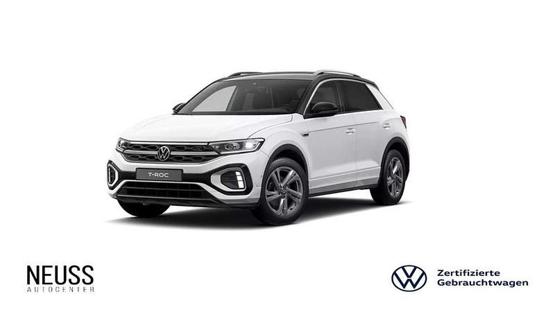 Pure white Gebraucht 2025 VW T-Roc R-line SUV | 31.420 € (Guter Preis) - Bild 1/3