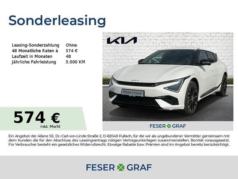Weiß Neu 2025 Kia EV6 GT-Line SUV | 53.850 € (Guter Preis) - Bild 1/4