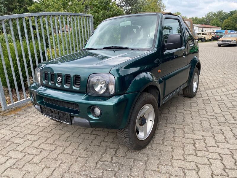 Grün Gebraucht 2004 Suzuki Jimny SUV | 5.975 € (Etwas zu teuer) - Bild 1/4