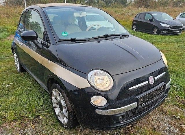 Schwarz Gebraucht 2010 Fiat 500 Lounge Cabrio | 4.800 € (Fairer Preis) - Bild 1/4
