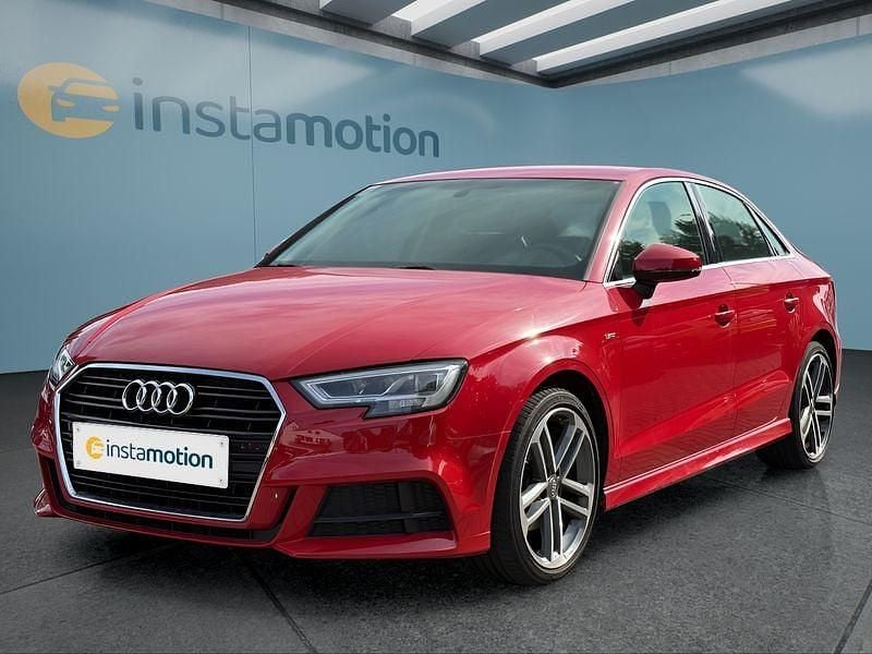 Rot Gebraucht 2018 Audi A3 S-Line Limousine | 16.449 € (Guter Preis) - Bild 1/4