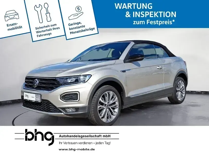 Gebraucht VW T-Roc Cabriolet Style 150 PS (110 kW) 2021 Schwarz Cabrio