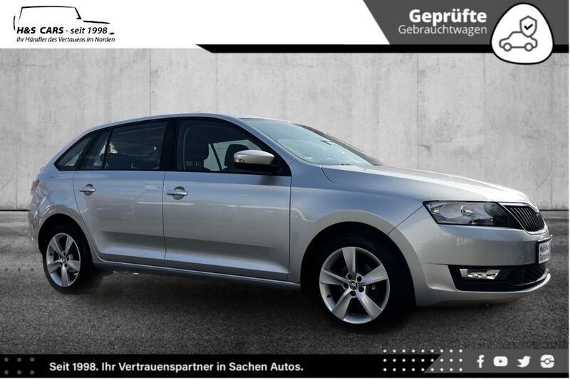 Silber Gebraucht 2018 Skoda Rapid Limousine | 8.450 € (Guter Preis) - Bild 1/4