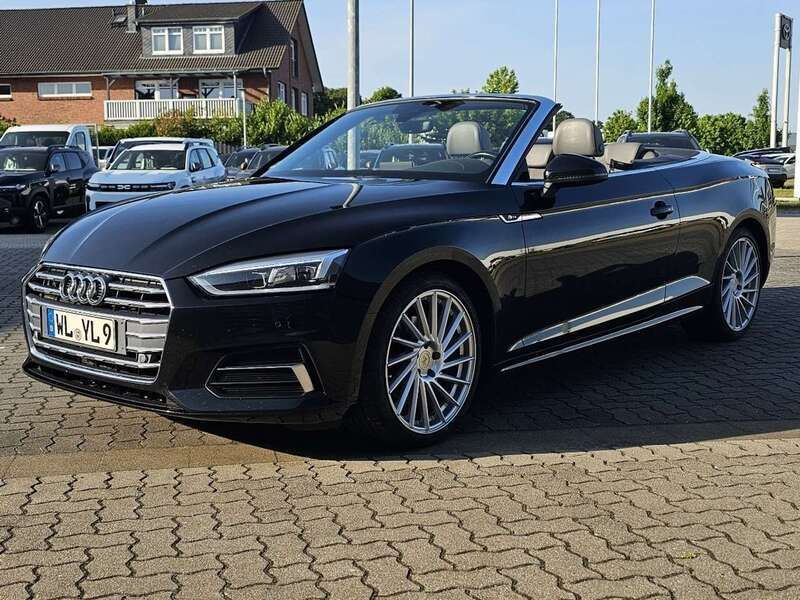 Schwarz Gebraucht 2017 Audi A5 Cabriolet S-Line Cabrio | 27.299 € (Teuer) - Bild 1/4