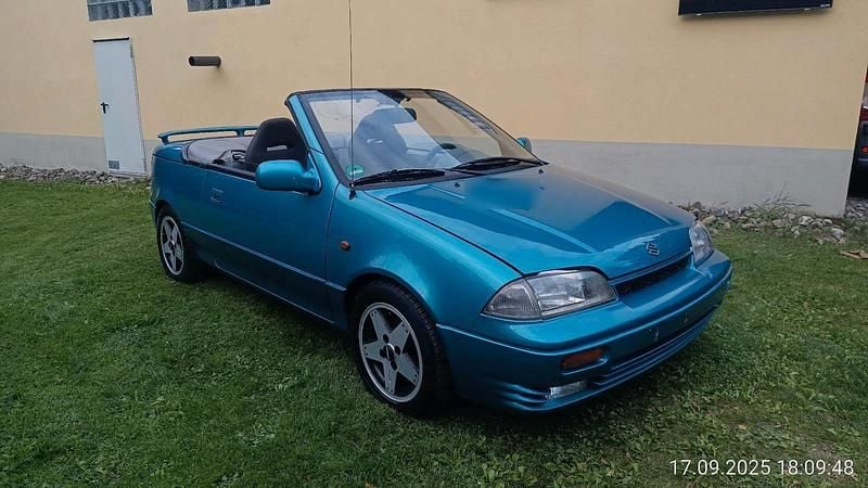 Second-hand Suzuki Swift 68 CP (50 kW) 1993 Albastru Cabrio