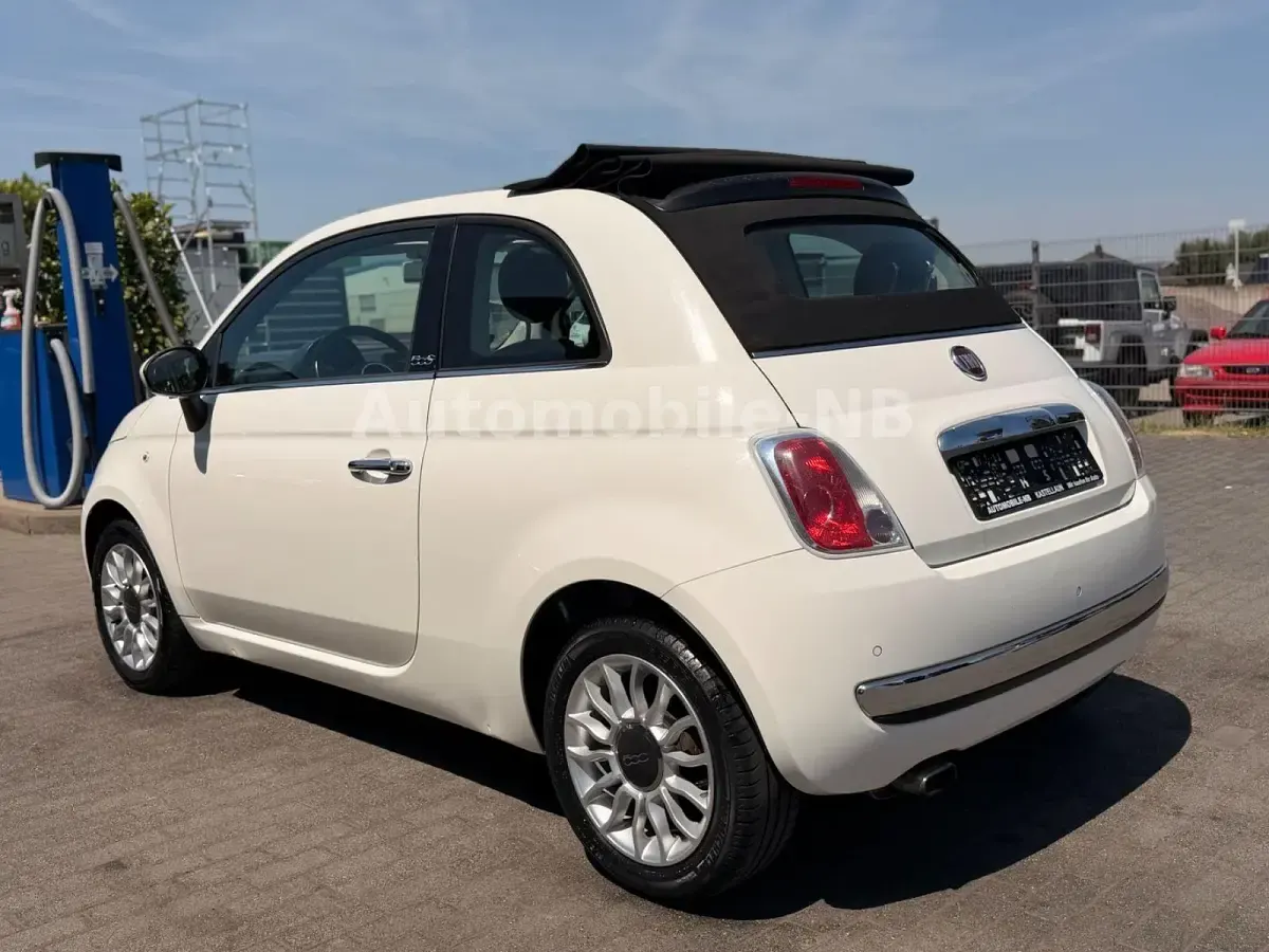 Gebraucht Fiat 500 Lounge 69 PS (50 kW) 2013 Weiß Cabrio