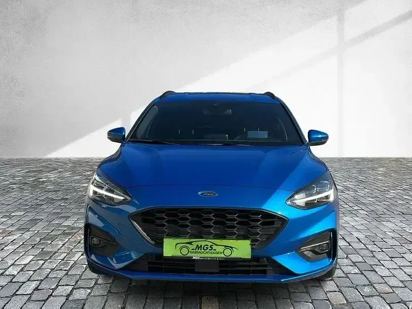 Gebraucht Ford Focus ST-Line 125 PS (91 kW) 2021 Blau Kombi