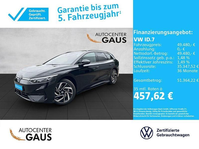 Schwarz Gebraucht 2024 VW ID.7 Pro Kombi | 49.480 € - Bild 1/4