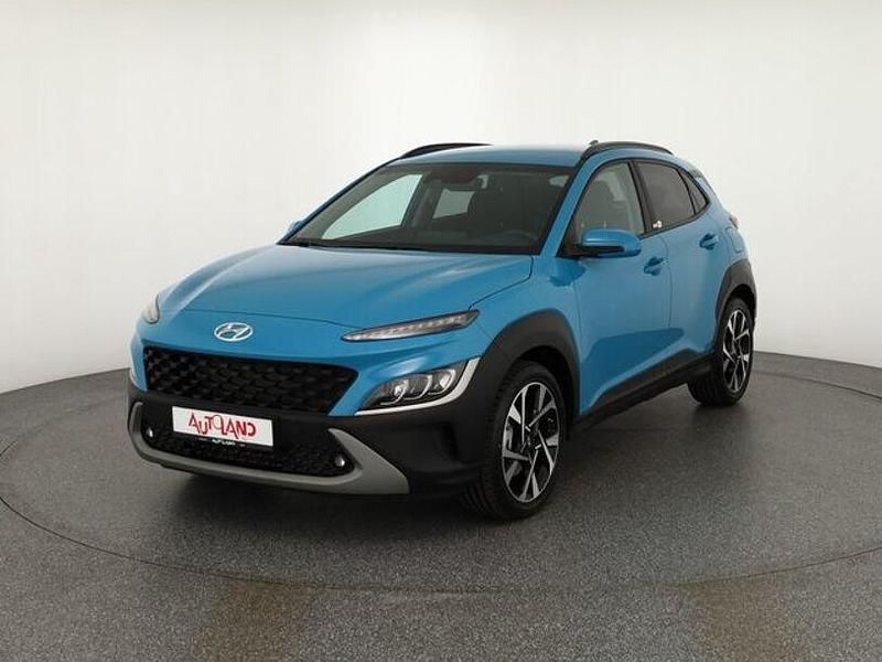 Blau Gebraucht 2021 Hyundai Kona Pure SUV | 19.990 € (Teuer) - Bild 1/4