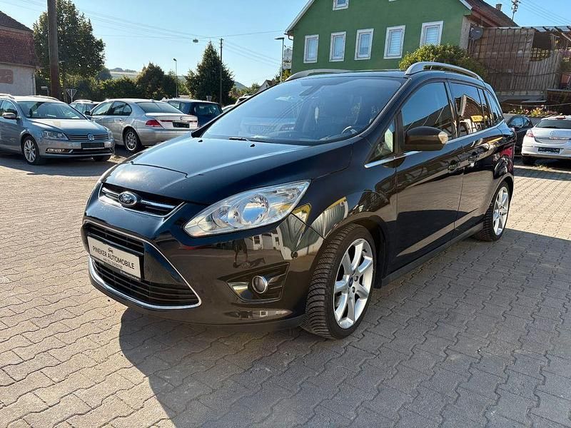 Schwarz Gebraucht 2011 Ford Grand C-Max Titanium Van / Kleinbus | 8.500 € (Teuer) - Bild 1/4