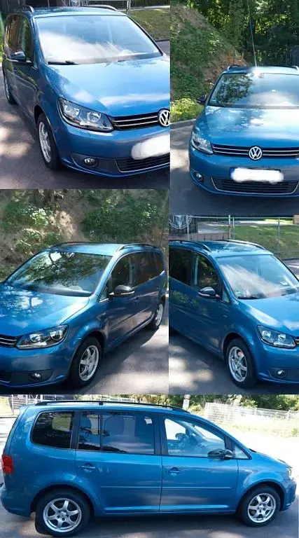 Gebraucht VW Touran Match 105 PS (77 kW) 2012 Blau Van / Kleinbus