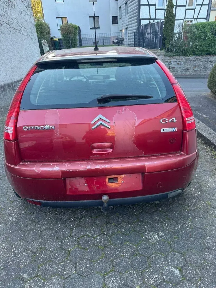Brugt Citroën C4 Advance 88 HK (64 kW) 2009 Rød Sedan