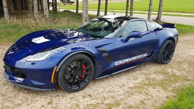 Opulent blue matallic (705u) Gebraucht 2017 Corvette Grand Sport Coupé | 62.900 € (Guter Preis) - Bild 1/4