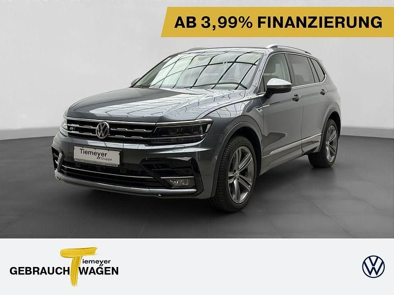 Grau Gebraucht 2021 VW Tiguan Allspace R-line SUV | 35.880 € (Fairer Preis) - Bild 1/4