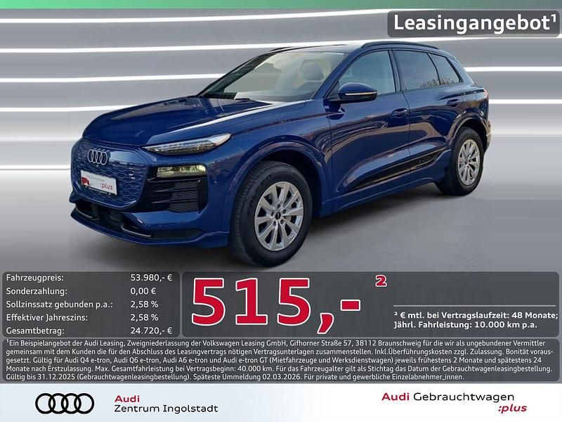 Ascariblau metallic Gebraucht 2025 Audi Q6 e-tron Ambiente SUV | 52.980 € (Fairer Preis) - Bild 1/3