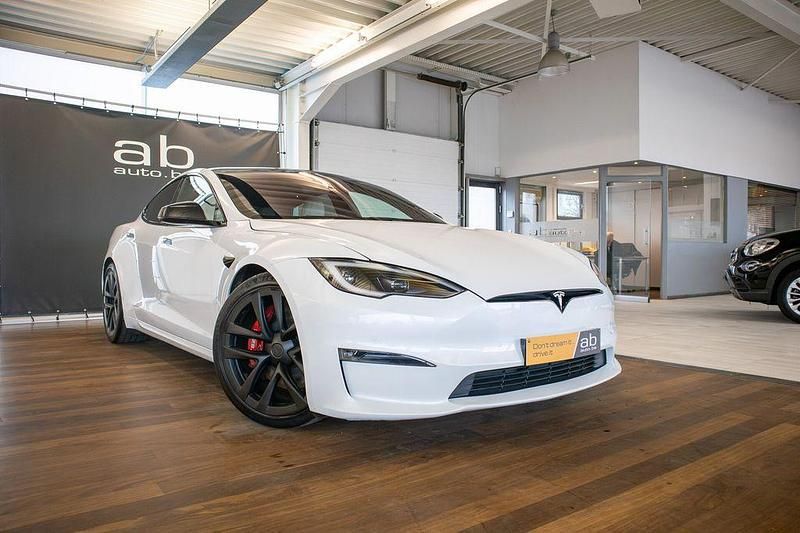 Gebraucht Tesla Model S Plaid 759 kW (1033 PS) 2022 Blau Kleinwagen