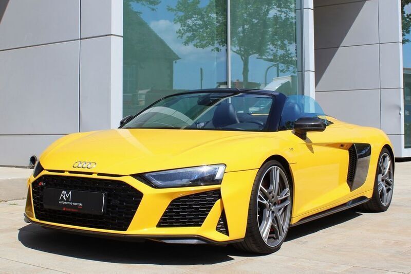 Vegasgelb Gebraucht 2019 Audi R8 Spyder Performance Cabrio | 135.850 € (Etwas zu teuer) - Bild 1/4