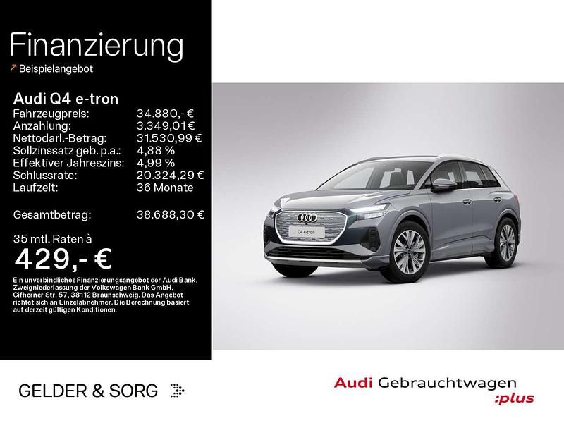 Kieselgrau Gebraucht 2022 Audi Q4 e-tron Advanced SUV | 34.880 € (Guter Preis) - Bild 1/3