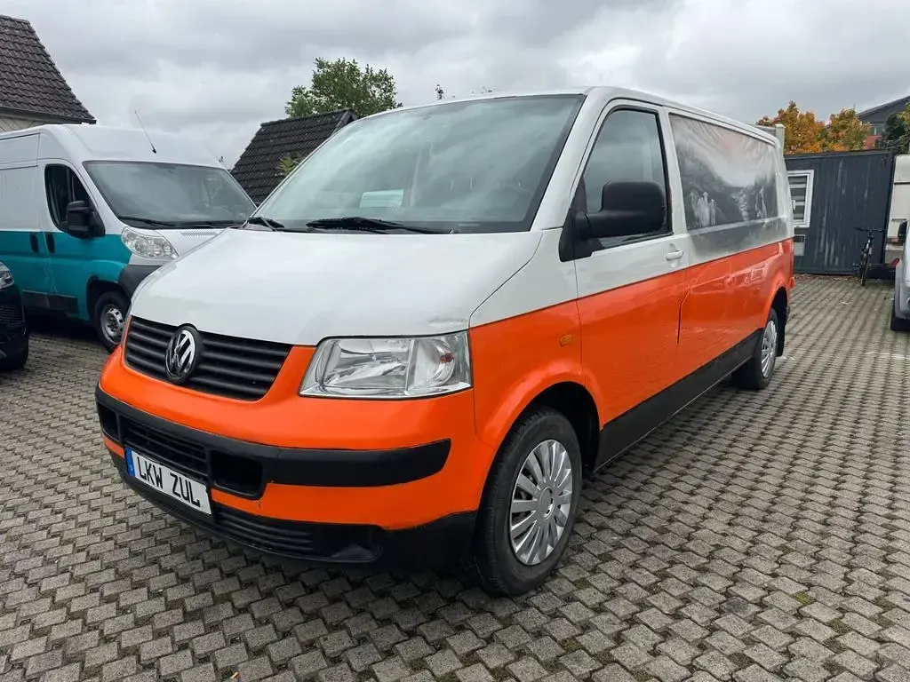 Usata VW Transporter 102 CV (75 kW) 2007 Arancione Furgone