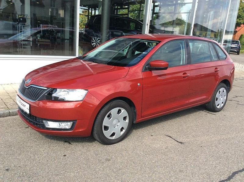 Rot Gebraucht 2014 Skoda Rapid Ambition Limousine | 7.490 € (Fairer Preis) - Bild 1/4