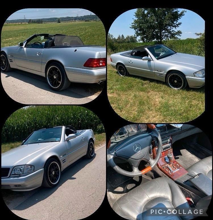 Gebraucht Mercedes SL320 224 PS (164 kW) 2000 Silber Cabrio