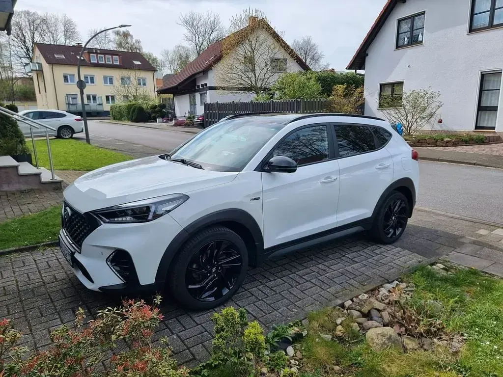 Gebraucht Hyundai Tucson N Line 185 PS (136 kW) 2020 Weiß SUV