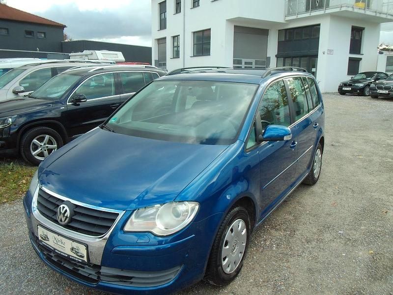 Blau Gebraucht 2007 VW Touran Trendline Van / Kleinbus | 3.950 € (Guter Preis) - Bild 1/4