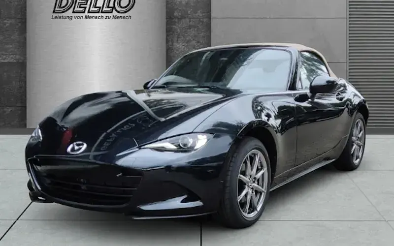 Neu Mazda MX5 Kazari 132 PS (97 kW) 2026 Schwarz Cabrio